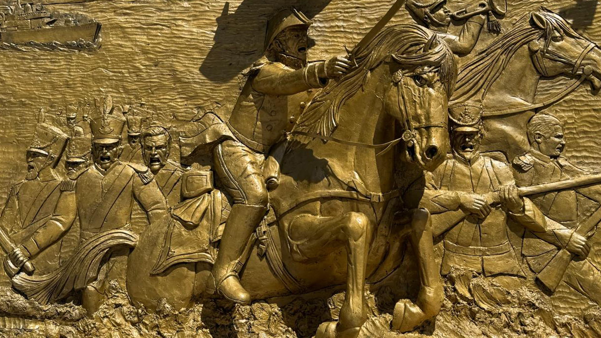 Restauración en el Monumento “Héroes de Ayer y Hoy” emplazado en la V Brigada Aérea